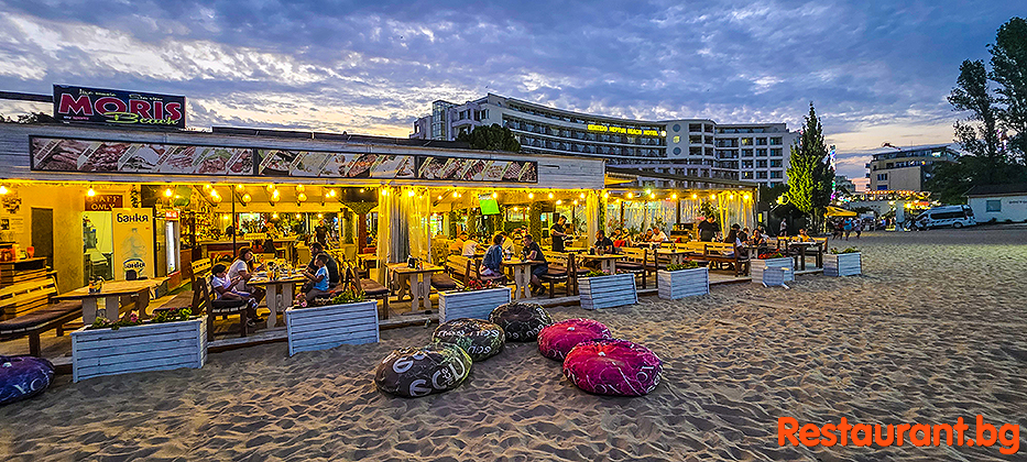 Beach Bar & Restaurant MORIS BEACH Sunny Beach Ресторант МОРИС БИЙЧ Слънчев Бряг