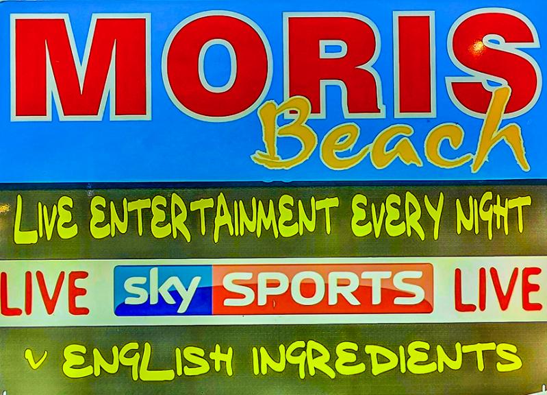 Beach Bar & Restaurant MORIS BEACH Sunny Beach