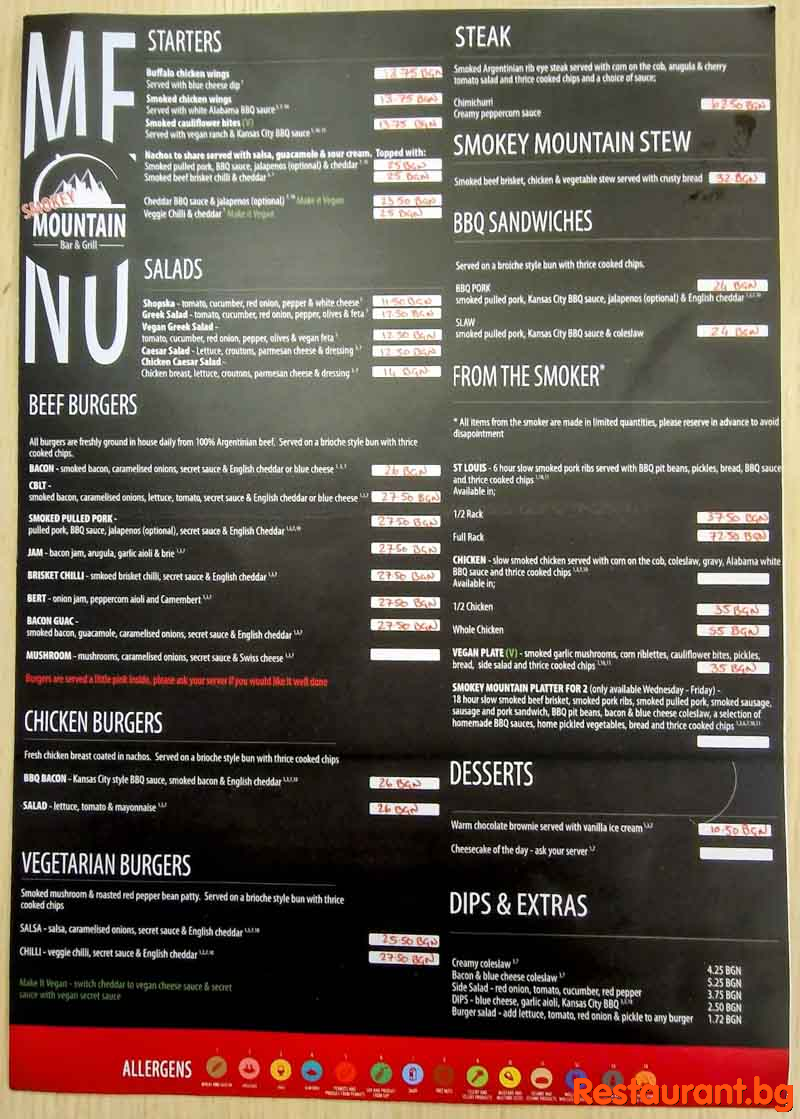 New Menu