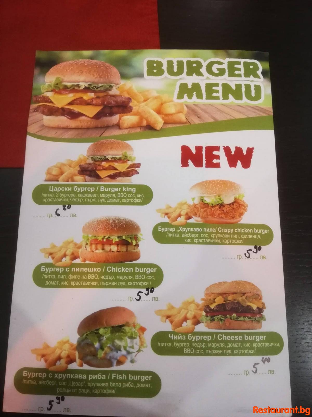 Menu KAYM