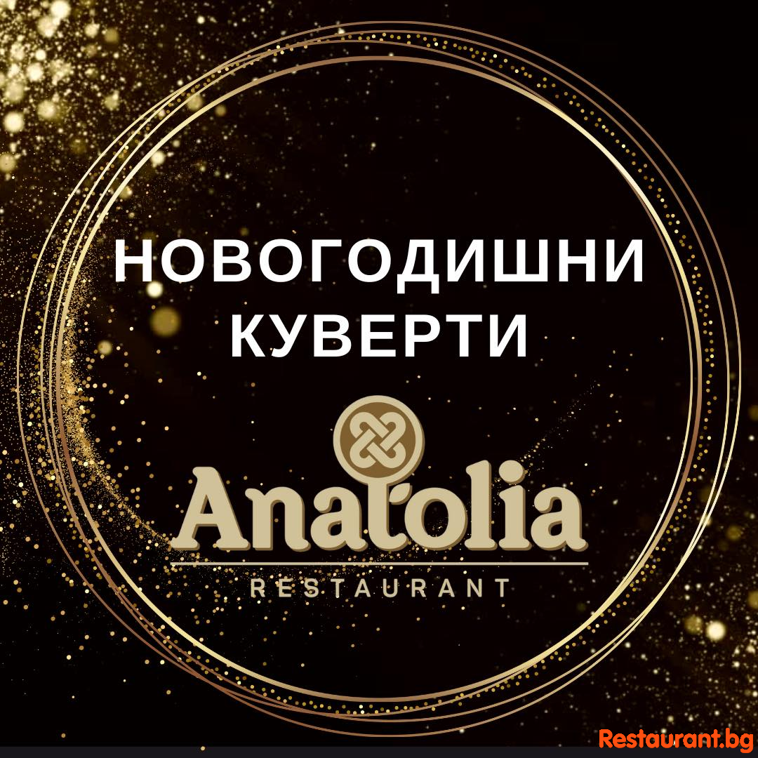 Посрещнете 2025 година в стил и настроение в ресторант Anatolia ! Посрещнете 2025 година в стил и настроение в ресторант Anatolia !
