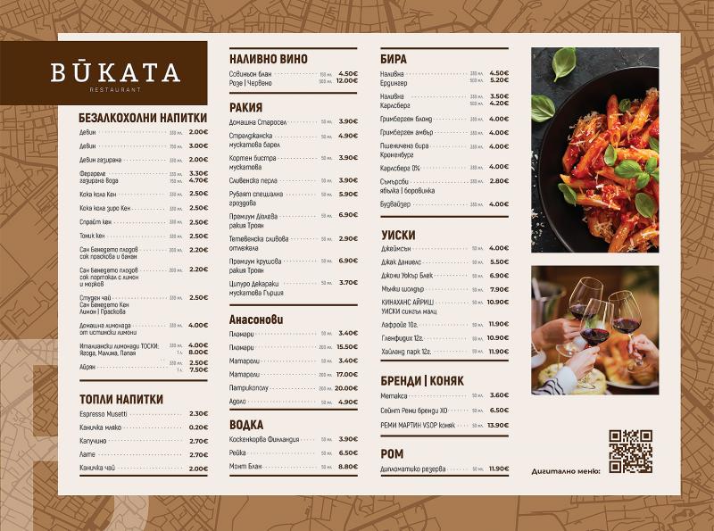 Drinks List