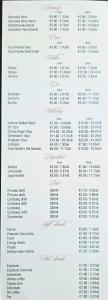 Wine List